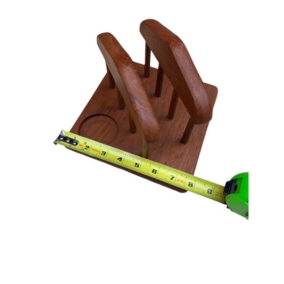 Vintage Gailstyn-Sutton Teak Wood Salt & Pepper Shakers &Napkin Holder - Picture 10 of 15